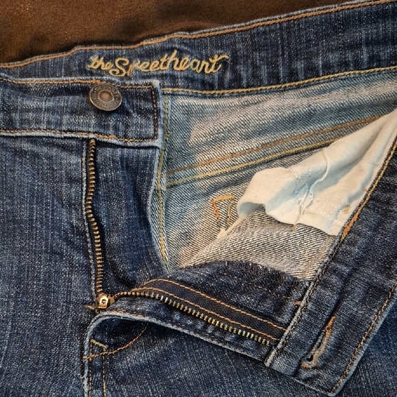 Old Navy Blue Boot Cut Jeans Medium-Dark Wash - Picture 10 of 12